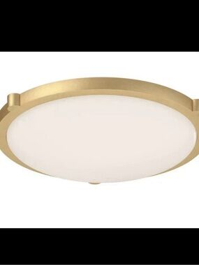 Kuzo Floyd Gold Opal flush mount ceiling light 17’’